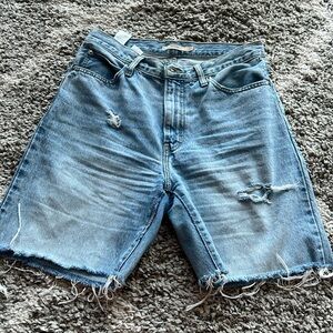 Levi’s 94 baggy loose fit shorts size 28 high rise